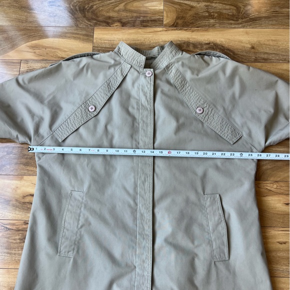 Via Veneto Italian -design Trench,cotton-blend Barn Coat Academic Office - Picture 6 of 9